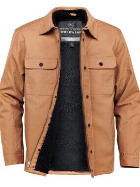 Stormtech Sherpa Lined Canvas Jacket — CWC-3 Size Large NWT